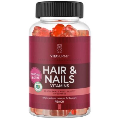 VitaYummy Hair & Nails Vitamins - Peach