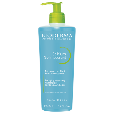 Bioderma Sebium Gel Moussant Purifying Cleansing Foaming Gel 500ml