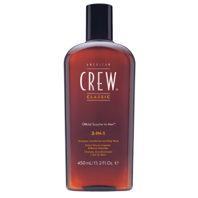 American Crew 3in1 Shampoo, Conditioner and Body Wash 450ml